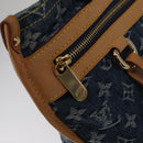 LOUIS VUITTON Monogram Denim Flat Shopper Tote Bag Blue M95018 LV Auth BA8994SAV-19