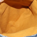 LOUIS VUITTON Monogram Denim Flat Shopper Tote Bag Blue M95018 LV Auth BA8994SAV-10