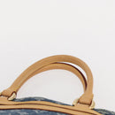 LOUIS VUITTON Monogram Denim Flat Shopper Tote Bag Blue M95018 LV Auth BA8994SAV-8