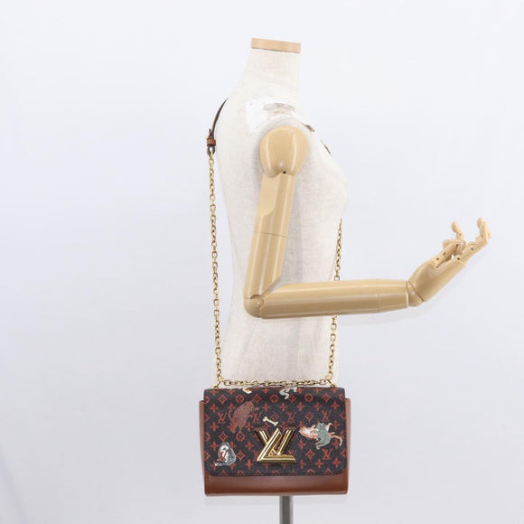 LOUIS VUITTON Catgram Twist MM Umhängetasche M44408 LV Auth BA8995SAM