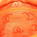 CHANEL Cambon Line Matelasse Bag Lamb Skin Dark Brown Silver CC Auth BA9000SAM-20