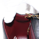 CHANEL Mini Matelasse 17 Chain Bag Lamb Skin Black Gold CC Auth BA9004SAM-23