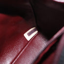 CHANEL Mini Matelasse 17 Chain Bag Lamb Skin Black Gold CC Auth BA9004SAM-26