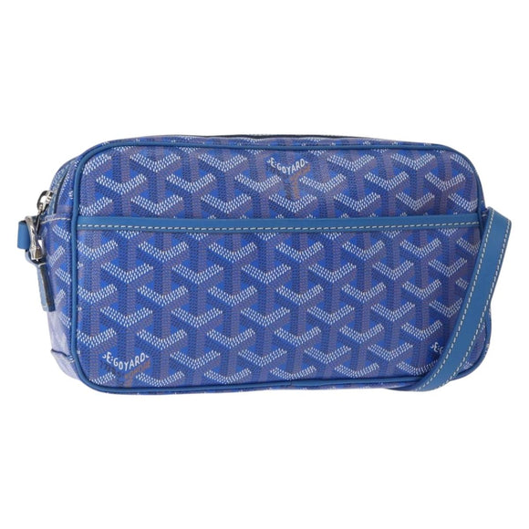 GOYARD Herringbone Cup Veil PM Shoulder Bag PVC Blue Auth BA9006SAM