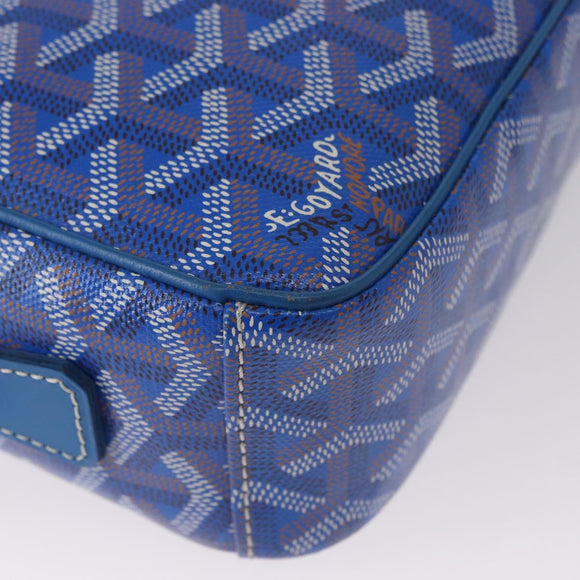 GOYARD Herringbone Cup Veil PM Shoulder Bag PVC Blue Auth BA9006SAM