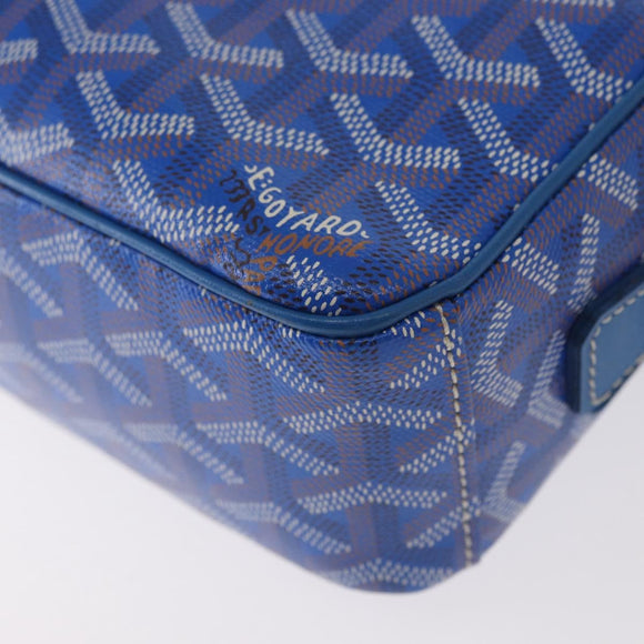 GOYARD Herringbone Cup Veil PM Shoulder Bag PVC Blue Auth BA9006SAM