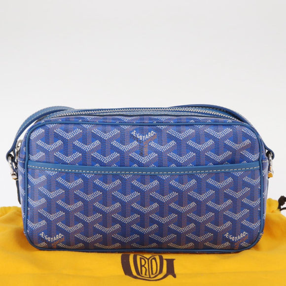 GOYARD Herringbone Cup Veil PM Shoulder Bag PVC Blue Auth BA9006SAM