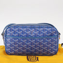 GOYARD Herringbone Cup Veil PM Shoulder Bag PVC Blue Auth BA9006SAM-12