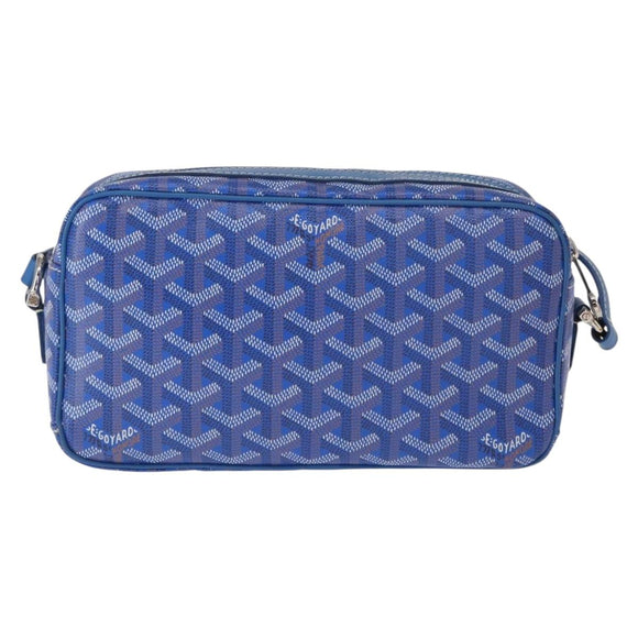GOYARD Herringbone Cup Veil PM Shoulder Bag PVC Blue Auth BA9006SAM