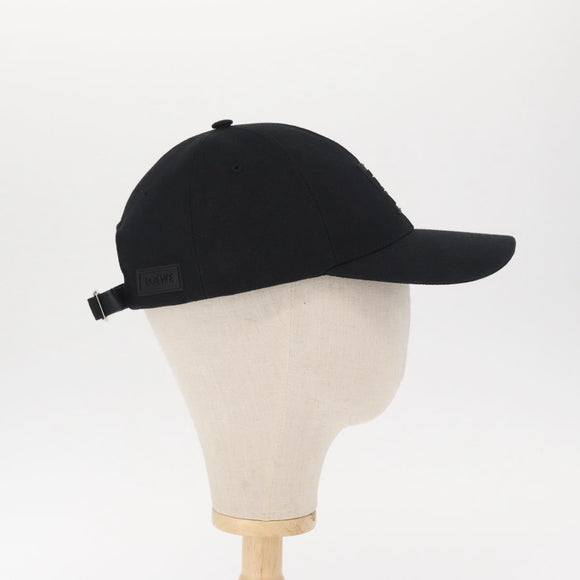 LOEWE Anagram Patch Cap Cotton Black Auth BA9008M