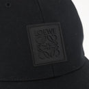 LOEWE Anagram Patch Cap Cotton Black Auth BA9008M-5