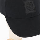 LOEWE Anagram Patch Cap Cotton Black Auth BA9008M-6