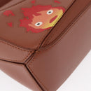 LOEWE Mini Puzzle Loewe x Studio Ghibli Calcifer Bag 2way Brown Auth BA9009SM-16