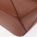 LOEWE Mini Puzzle Loewe x Studio Ghibli Calcifer Bag 2way Brown Auth BA9009SM-19