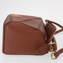 LOEWE Mini Puzzle Loewe x Studio Ghibli Calcifer Bag 2way Brown Auth BA9009SM-3