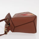 LOEWE Mini Puzzle Loewe x Studio Ghibli Calcifer Bag 2way Brown Auth BA9009SM-4