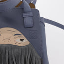 LOEWE Markl Hammock Nugget Loewe x Studio Ghibli 2way Blue Gold Auth BA9010SM-20