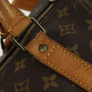 LOUIS VUITTON Monogram Keepall 60 Boston Bag M41422 LV Auth BA9012-17