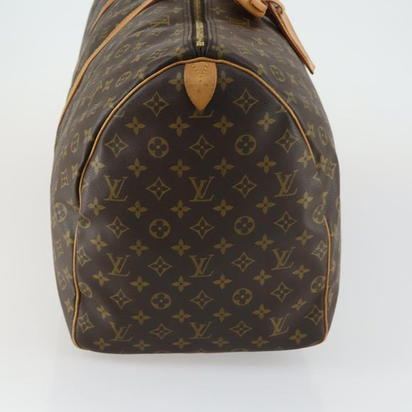 LOUIS VUITTON Monogram Keepall 60 Boston Bag M41422 LV Auth BA9012