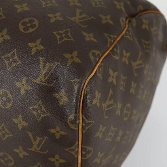 LOUIS VUITTON Monogram Keepall 55 Boston Bag M41424 LV Auth BA9013