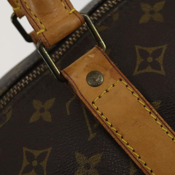LOUIS VUITTON Monogram Keepall 55 Boston Bag M41424 LV Auth BA9013