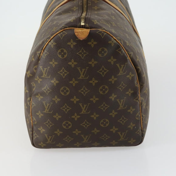 LOUIS VUITTON Monogram Keepall 55 Boston Bag M41424 LV Auth BA9013