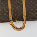 LOUIS VUITTON Monogram Keepall 55 Boston Bag M41424 LV Auth BA9013-7