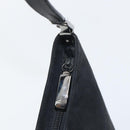 Salvatore Ferragamo Vala Shoulder Bag Suede Black Gold Auth BA9014-14