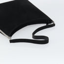 Salvatore Ferragamo Vala Shoulder Bag Suede Black Gold Auth BA9014-7