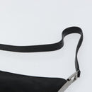 Salvatore Ferragamo Vala Shoulder Bag Suede Black Gold Auth BA9014-8