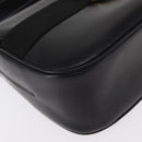 Salvatore Ferragamo Vala Shoulder Bag Leather Black Gold Auth BA9016-10