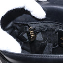 Salvatore Ferragamo Vala Shoulder Bag Leather Black Gold Auth BA9016-20