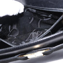 Salvatore Ferragamo Vala Shoulder Bag Leather Black Gold Auth BA9016-21