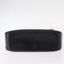 Salvatore Ferragamo Vala Shoulder Bag Leather Black Gold Auth BA9016-9