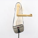 GUCCI GG Supreme Sherry Line Shoulder Bag PVC Navy Gold 89 02 032 Auth BA9017-24