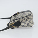 GUCCI GG Supreme Sherry Line Shoulder Bag PVC Navy Gold 89 02 032 Auth BA9017-4