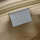 GUCCI Botanical Tote Bag Canvas 2way Blue Silver 353440 Auth BA9018-19