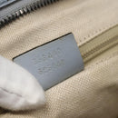 GUCCI Botanical Tote Bag Canvas 2way Blue Silver 353440 Auth BA9018-12