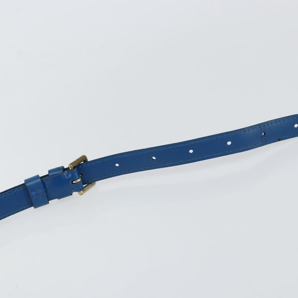 LOUIS VUITTON Epi Capuchin Shoulder Bag Blue M52345 LV Auth BA9024