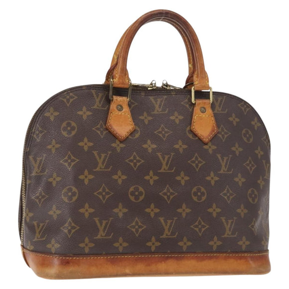 LOUIS VUITTON Monogram Alma Hand Bag M51130 LV Auth BA9027