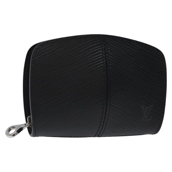 LOUIS VUITTON Epi Porte Monnaie Z Coin Purse Black M63682 LV Auth BA903