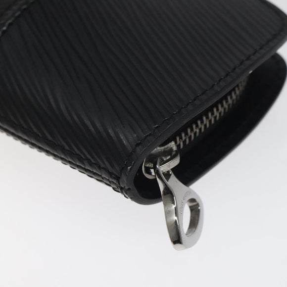 LOUIS VUITTON Epi Porte Monnaie Z Coin Purse Black M63682 LV Auth BA903