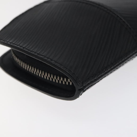 LOUIS VUITTON Epi Porte Monnaie Z Coin Purse Black M63682 LV Auth BA903