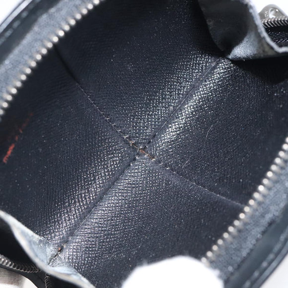 LOUIS VUITTON Epi Porte Monnaie Z Coin Purse Black M63682 LV Auth BA903