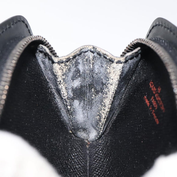 LOUIS VUITTON Epi Porte Monnaie Z Coin Purse Black M63682 LV Auth BA903