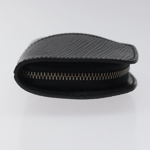 LOUIS VUITTON Epi Porte Monnaie Z Coin Purse Black M63682 LV Auth BA903