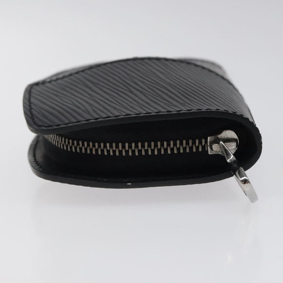 LOUIS VUITTON Epi Porte Monnaie Z Coin Purse Black M63682 LV Auth BA903