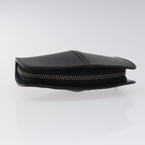 LOUIS VUITTON Epi Porte Monnaie Z Coin Purse Black M63682 LV Auth BA903