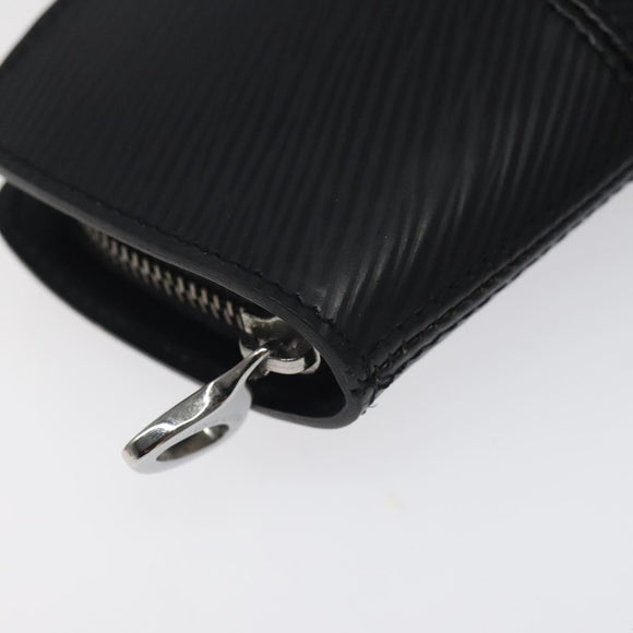 LOUIS VUITTON Epi Porte Monnaie Z Coin Purse Black M63682 LV Auth BA903