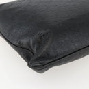 GUCCI GG Canvas Guccissima Shoulder Bag Leather Black Gold 201446 Auth BA9030-13